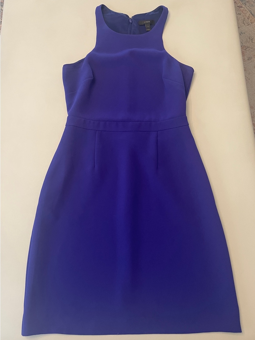 J. Crew Sleeveless Cobalt Blue Sheath Dress
